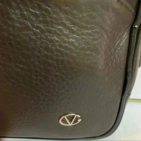 Glovanni Valentino unisex vintage brown leather wristlet clutch bag - Picture 6 of 14